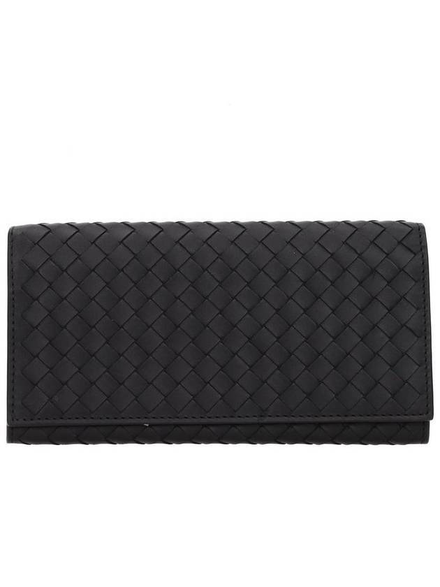 Intrecciato Long Wallet Black - BOTTEGA VENETA - BALAAN 1