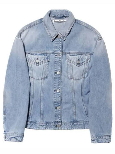 light blue denim jacket - ACNE STUDIOS - BALAAN 1