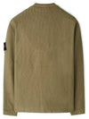 Men's Wappen Patch Crewneck Knit Sweatshirt Dark Beige - STONE ISLAND - BALAAN 3