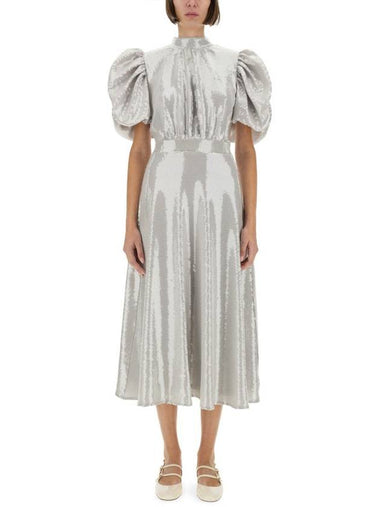 Rotate Birger Christensen Midi Dress With Sequins - ROTATE - BALAAN 1