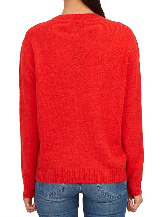 Toscana Knit Top Red - MAX MARA - BALAAN 5