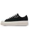 Canvas Low Top Sneakers Black - ISABEL MARANT - BALAAN 3