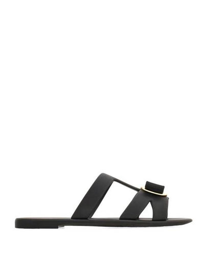 New Vara Slippers Black - SALVATORE FERRAGAMO - BALAAN 2