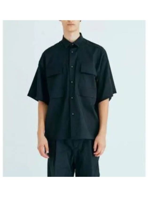 SOLOTEX WIDE SLEEVE SHIRTWM2371109 BLACK shirt 1232114 - WHITE MOUNTAINEERING - BALAAN 1