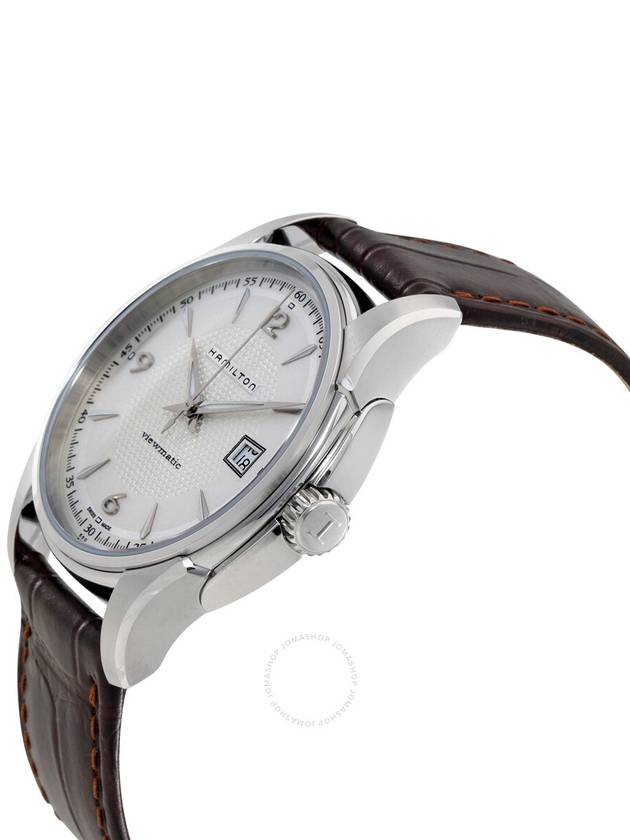 Jazzmaster Viewmatic Leather Watch White - HAMILTON - BALAAN 3