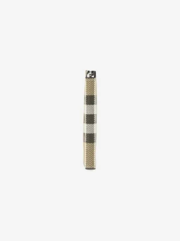 Vintage Check Money Clip Card Wallet Arch Beige - BURBERRY - BALAAN 3