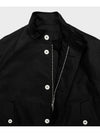 Coated Cotton Blouson Bomber Jacket Black - DENSITY - BALAAN 9