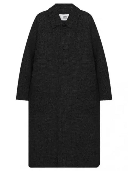 Oversized wool coat women - AMI - BALAAN 1