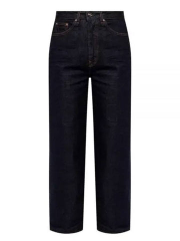 Barrel Leg Jeans Navy - TOTEME - BALAAN 1