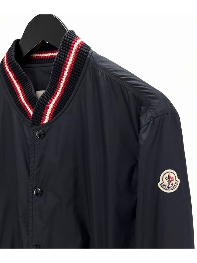 Bomber windbreaker jacket navy size 4 - MONCLER - BALAAN 5