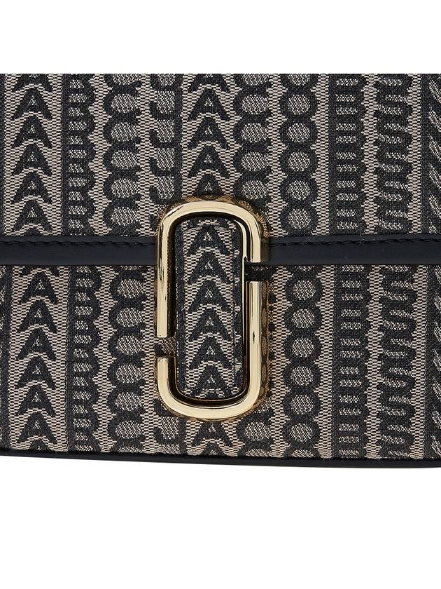 J Marc Monogram Jacquard Shoulder Bag Beige Black - MARC JACOBS - BALAAN 8