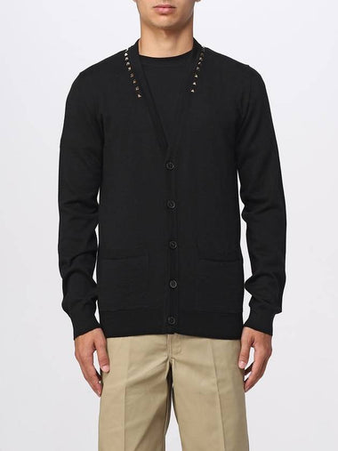 Valentino Rockstud wool cardigan - VALENTINO - BALAAN 1