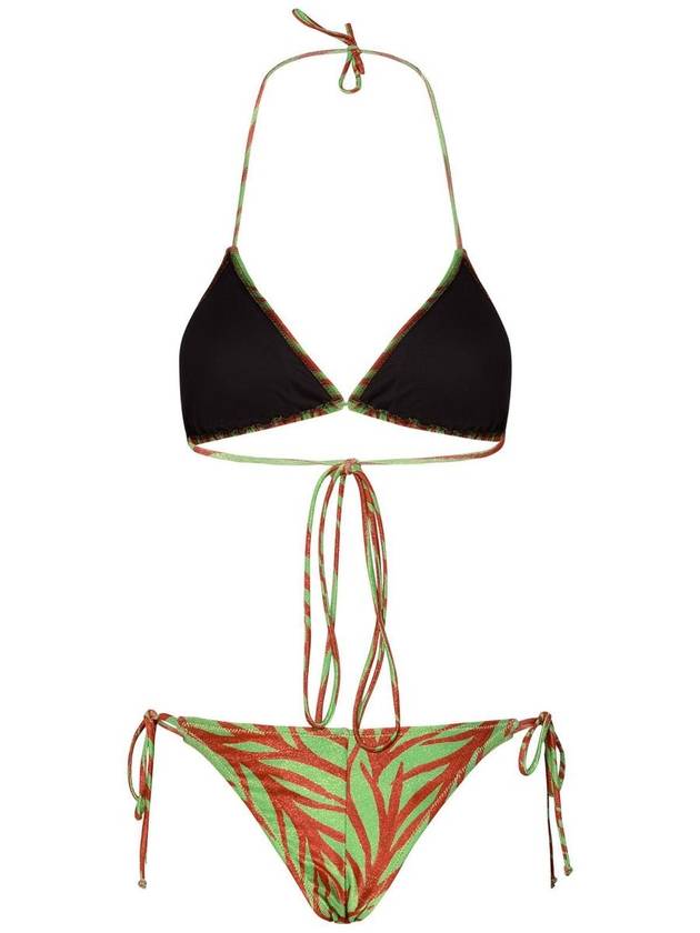 Reina Olga 'Miami' Orange Polyamide Blend Bikini Set - REINA OLGA - BALAAN 3