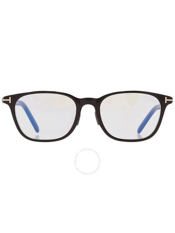 Tom Ford Blue Light Block Rectangular Unisex Eyeglasses FT5860-D-B 001 52 - TOM FORD - BALAAN 1