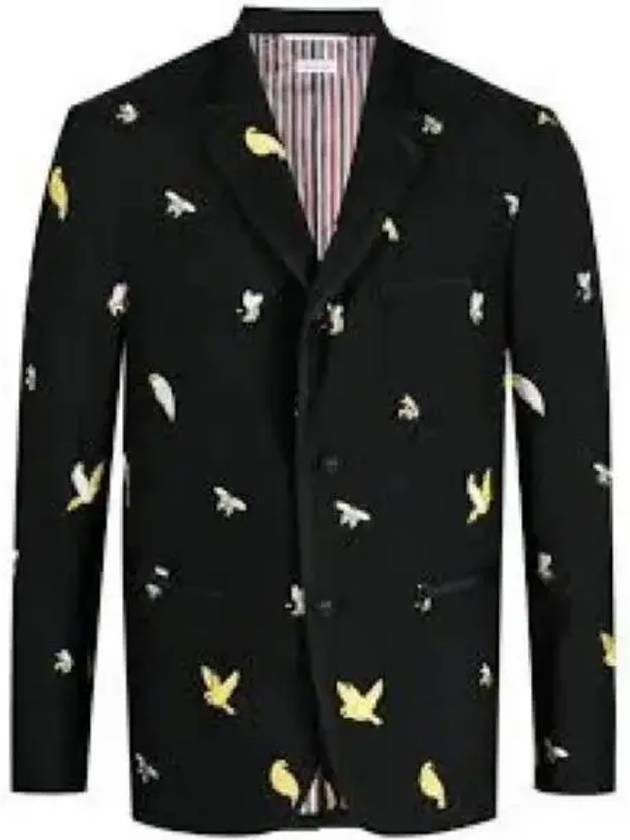 Men's Arrow and Vis Jacket Black - THOM BROWNE - BALAAN 2