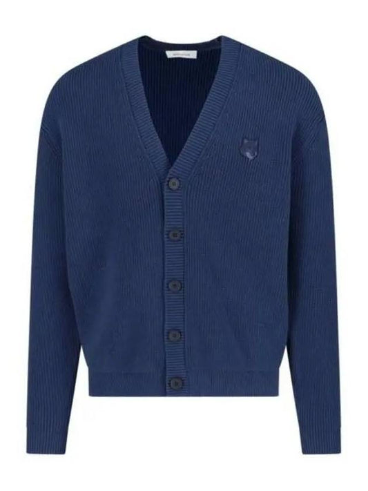 Bold Fox Head Cardigan Navy - MAISON KITSUNE - BALAAN 2