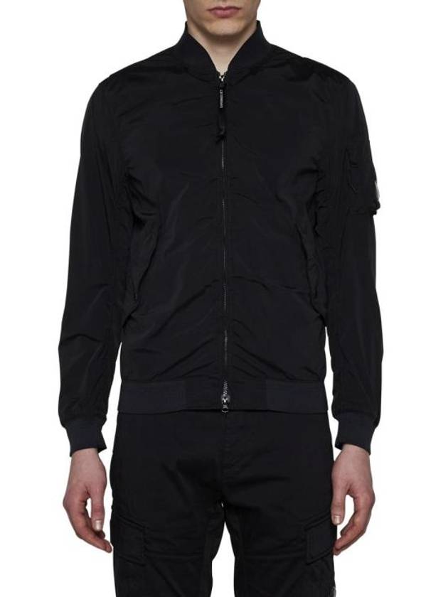 Nycra R Bomber Jacket Black - CP COMPANY - BALAAN 4