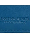 Intrecciato Lambskin Calfskin Card Wallet Deep Pacific - BOTTEGA VENETA - BALAAN 5