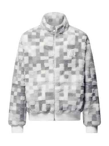 Fleece Blouson Jacket White - LOUIS VUITTON - BALAAN 1