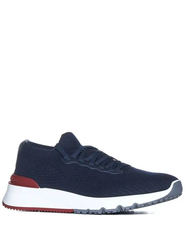 Knit Running Sneakers Navy - BRUNELLO CUCINELLI - BALAAN 3