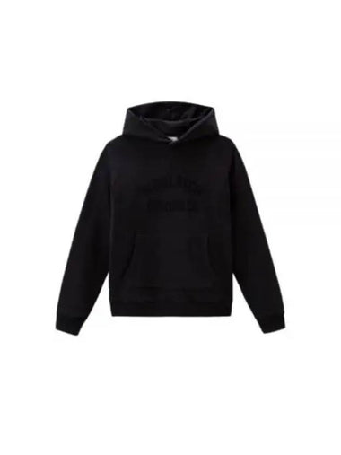 Hoodie in Pure Cotton CFWOSW0202MRUT3290 100 Logo - WOOLRICH - BALAAN 1