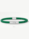 Neo Split Leather Bracelet Silver Green - LOUIS VUITTON - BALAAN 2