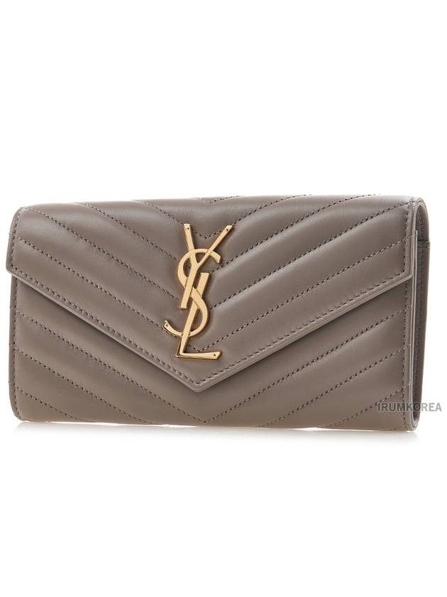 Cassandre Quilted Large Flap Wallet 372264AAA44_2826 - SAINT LAURENT - BALAAN 3