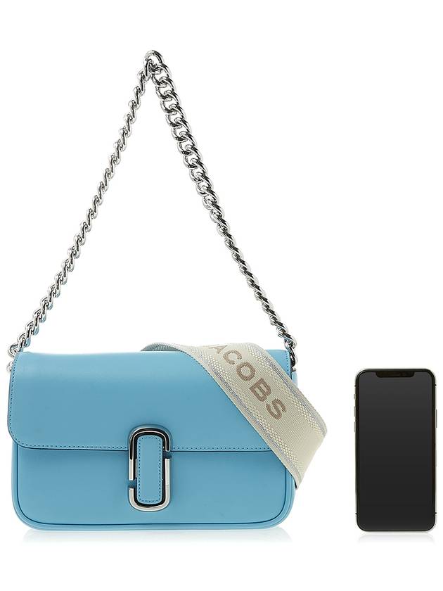 J Marc Logo Chain Shoulder Bag Blue - MARC JACOBS - BALAAN 7