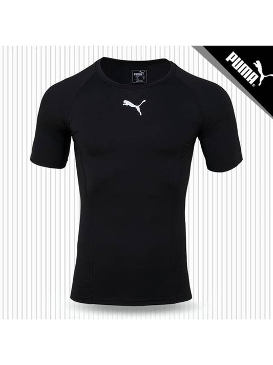 Riga Base Layer Short Sleeve 65591803 Black R - PUMA - BALAAN 1