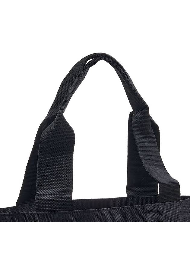 Milano Brushed Logo Tote Bag Black - MSGM - BALAAN 9