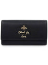 Metal Bee Leather Long Wallet Black - GUCCI - BALAAN 1