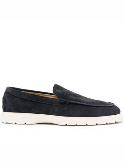 Casual Suede Slipper Loafers Navy - TOD'S - BALAAN 2