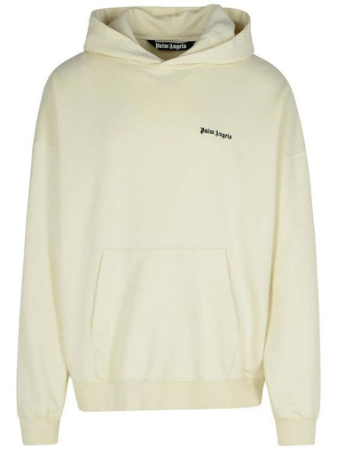 Palm Angels Cream Cotton Sweatshirt - PALM ANGELS - BALAAN 1