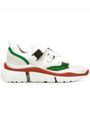 Sony Buckle Strap Low-Top Sneakers White Jungle Green - CHLOE - BALAAN 3