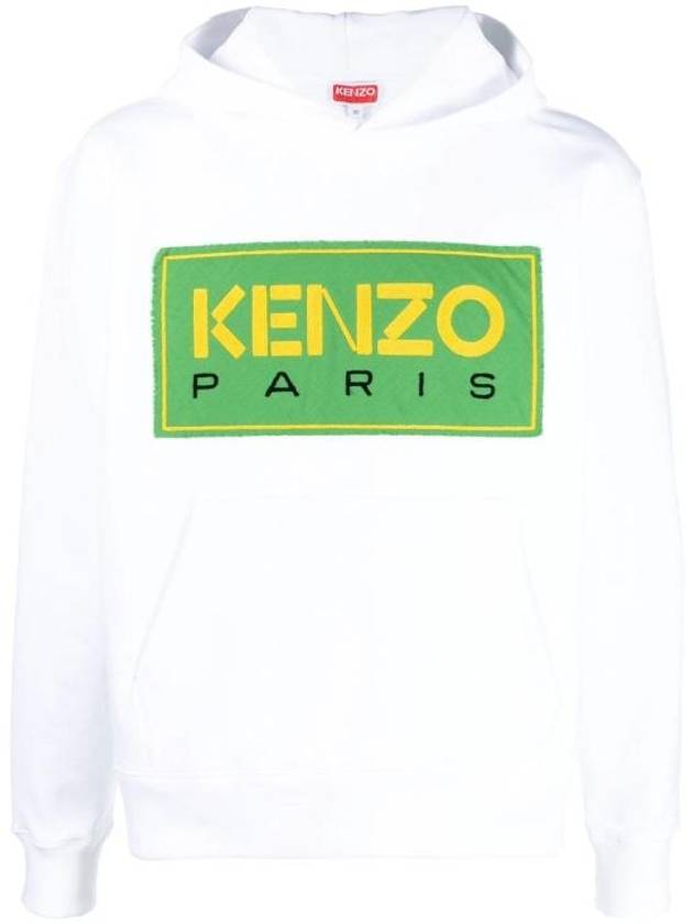 Paris Classic Popover Cotton Hoodie White - KENZO - BALAAN 2