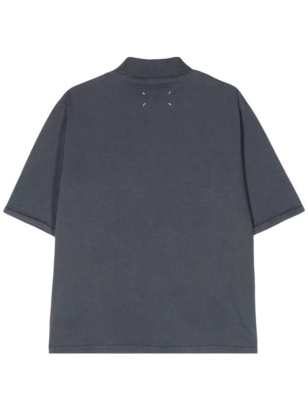 Numeric Cotton Short Sleeve T-Shirt Washed Black - MAISON MARGIELA - BALAAN 8