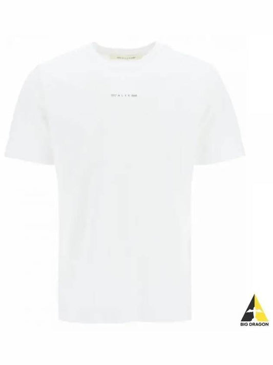 ALYX Melt Circle Logo Short Sleeve T Shirt White AAUTS0288FA01 - 1017 ALYX 9SM - BALAAN 1