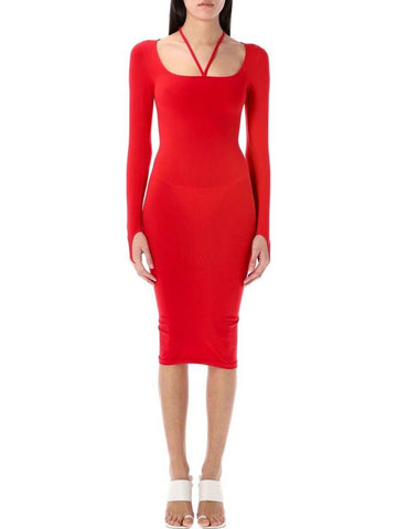 SCULPTING JERSEY MINI DRESS - ANDREADAMO - BALAAN 1