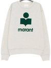 Mikoy Logo Print Sweatshirt White - ISABEL MARANT - BALAAN 2