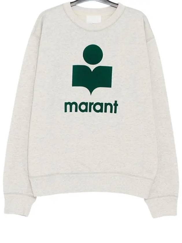 Mikoy Logo Print Sweatshirt White - ISABEL MARANT - BALAAN 2