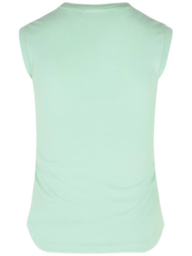 The Attico Green Cotton Tank Top - THE ATTICO - BALAAN 3