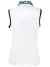 Leslie Sleeveless PK Shirt White - J.LINDEBERG - BALAAN 3