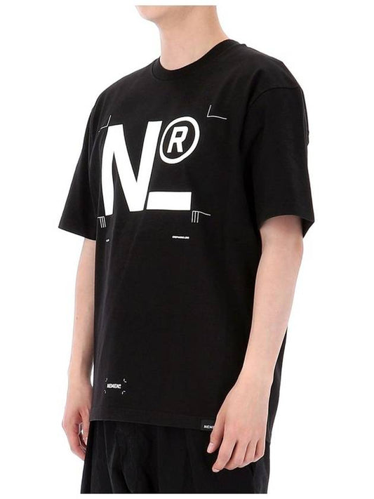 Logo font short sleeve t shirt NMN E23141T 111 - NEMEN - BALAAN 2