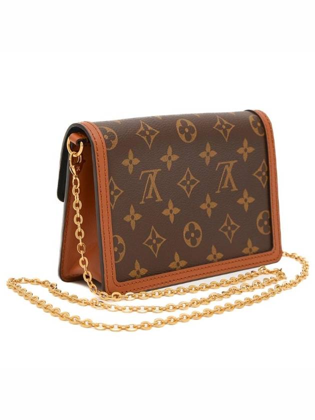 Dauphine Chain Cross Bag Brown - LOUIS VUITTON - BALAAN 4