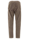 Corduroy Lens Cargo Straight Pants Walnut - CP COMPANY - BALAAN 3