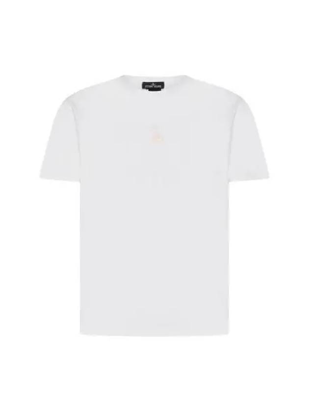 Shadow Project Logo Short Sleeve T-Shirt White - STONE ISLAND - BALAAN 2