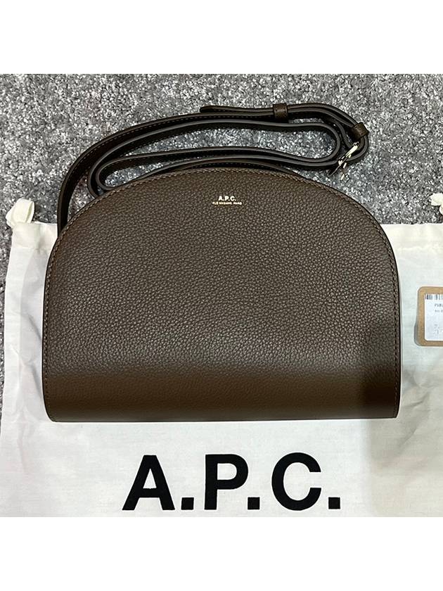 Demi Lune Small Cross Bag  Taupe - A.P.C. - BALAAN 3