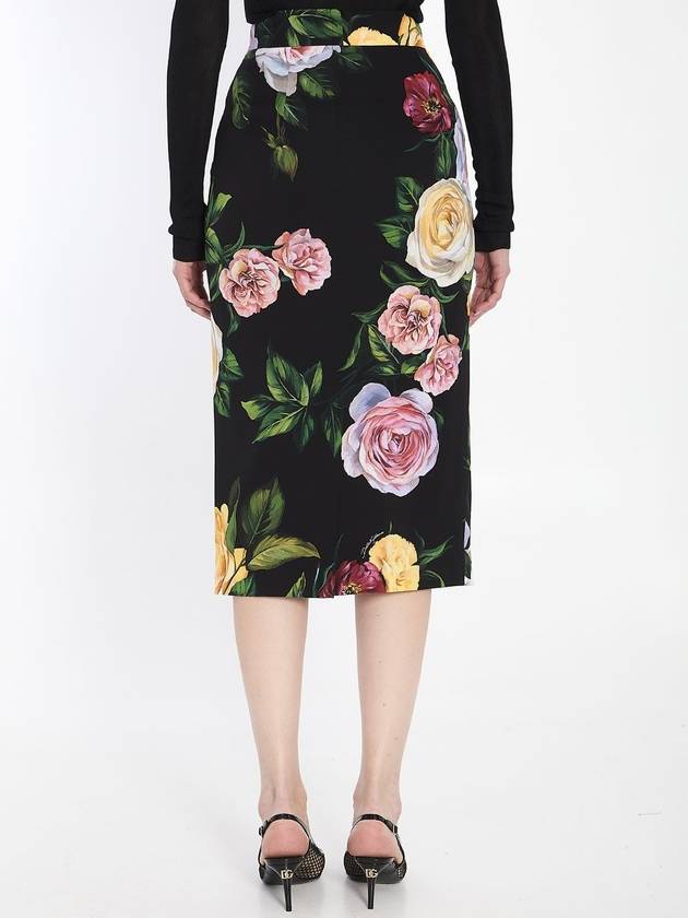 Floral pencil skirt - DOLCE&GABBANA - BALAAN 4