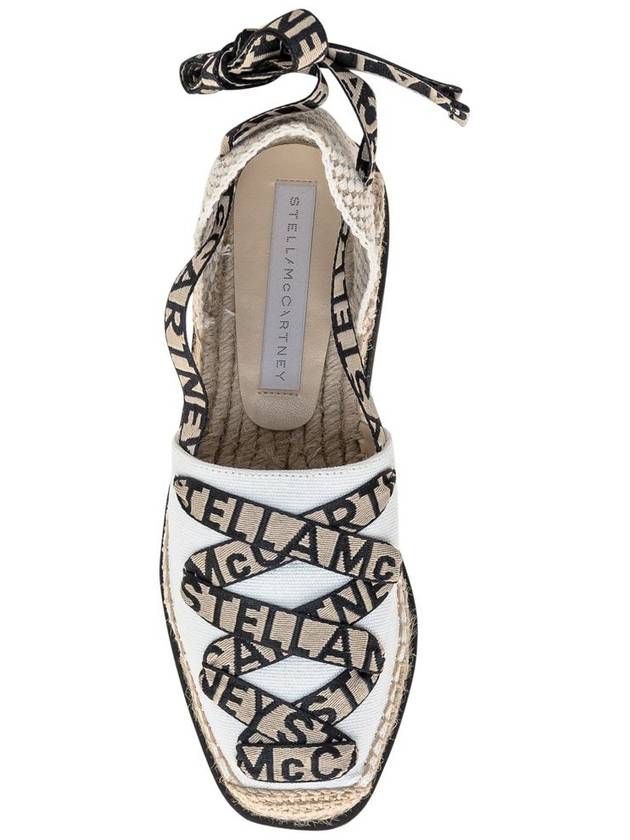 Gaia Platform Espadrilles White - STELLA MCCARTNEY - BALAAN 5