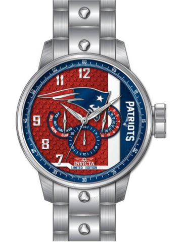 Invicta NFL New England Patriots GMT Quartz Men's Watch 45131 - INVICTA - BALAAN 1